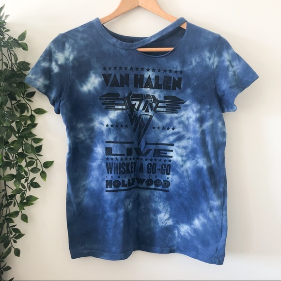 Tops - Van Halen Tie-Dye Band T-Shirt